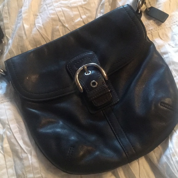 Coach Handbags - Genuine Leather Coach Crossbody Bag